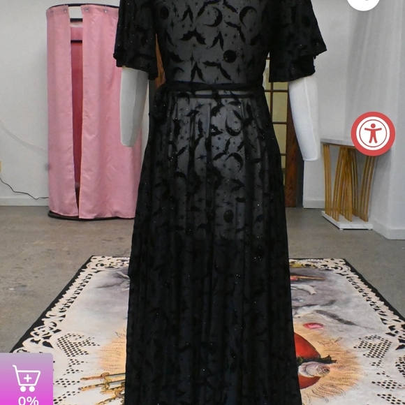 Queen Of Halloween Lydia Wrap Dress - Picture 3 of 4